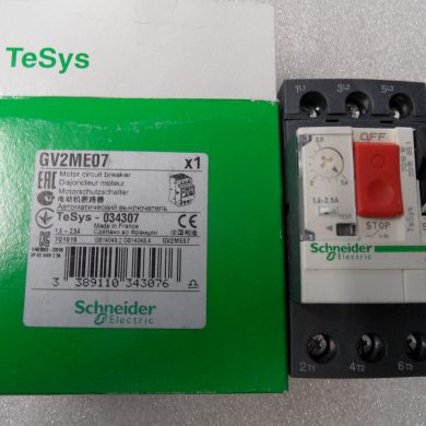 Schneider Electric Wyłącznik silnikowy GV2ME napęd przyciskowy
