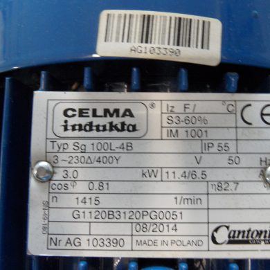 Silnik Celma Sg 100 L-4B 3 kW