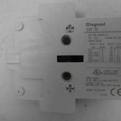 Legrand 297 15 styk pomocniczy boczny