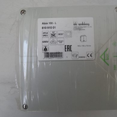 Puszka natynkowa z tworzywa, ABOX 100-L 140x140x79 IP65/IP54, szara