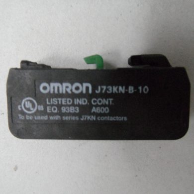 Omron blok styków pomocniczych 1NC J73KN montaż czołowy