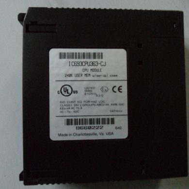 GE FANUC IC69CPU363 CPU module